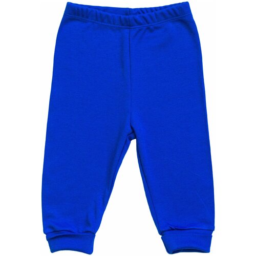 фото Брюки mokka с манжетом однотонные размер 56, васильковый