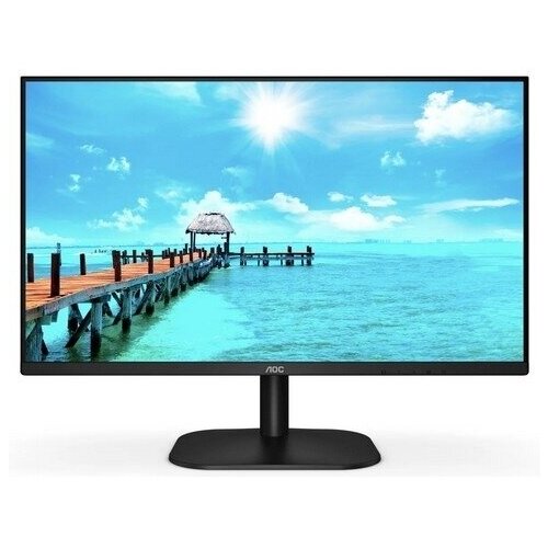 AOC Монитор LCD AOC 27 27B2DA черный IPS 1920x1080 75Hz 4ms 178178 250cd 10001 8bit6bitFRC D-Sub DVI HDMI14 AdaptiveSync 2x2W VESA 2328000₽