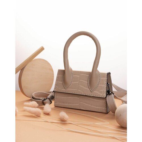 Сумка  кросс-боди , бежевый