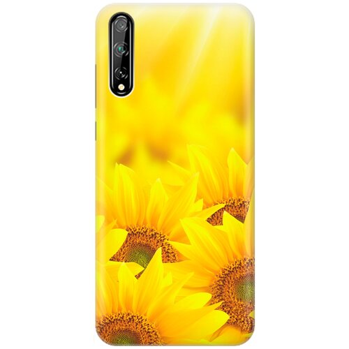 фото Re:pa накладка transparent для huawei y8p / honor 30i с принтом "подсолнухи"