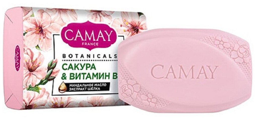 Мыло твердое CAMAY BOTANICALS Японская сакура 85 г - фотография № 12