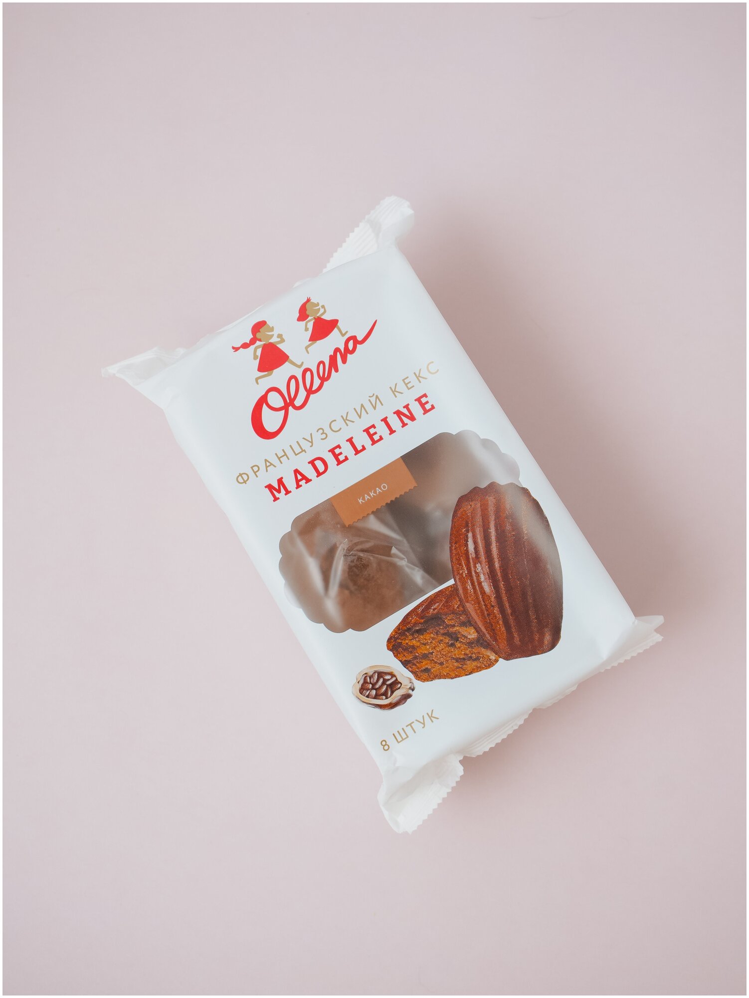 Кекс Ollena Madeleines с какао 8 шт/200 г - фотография № 4