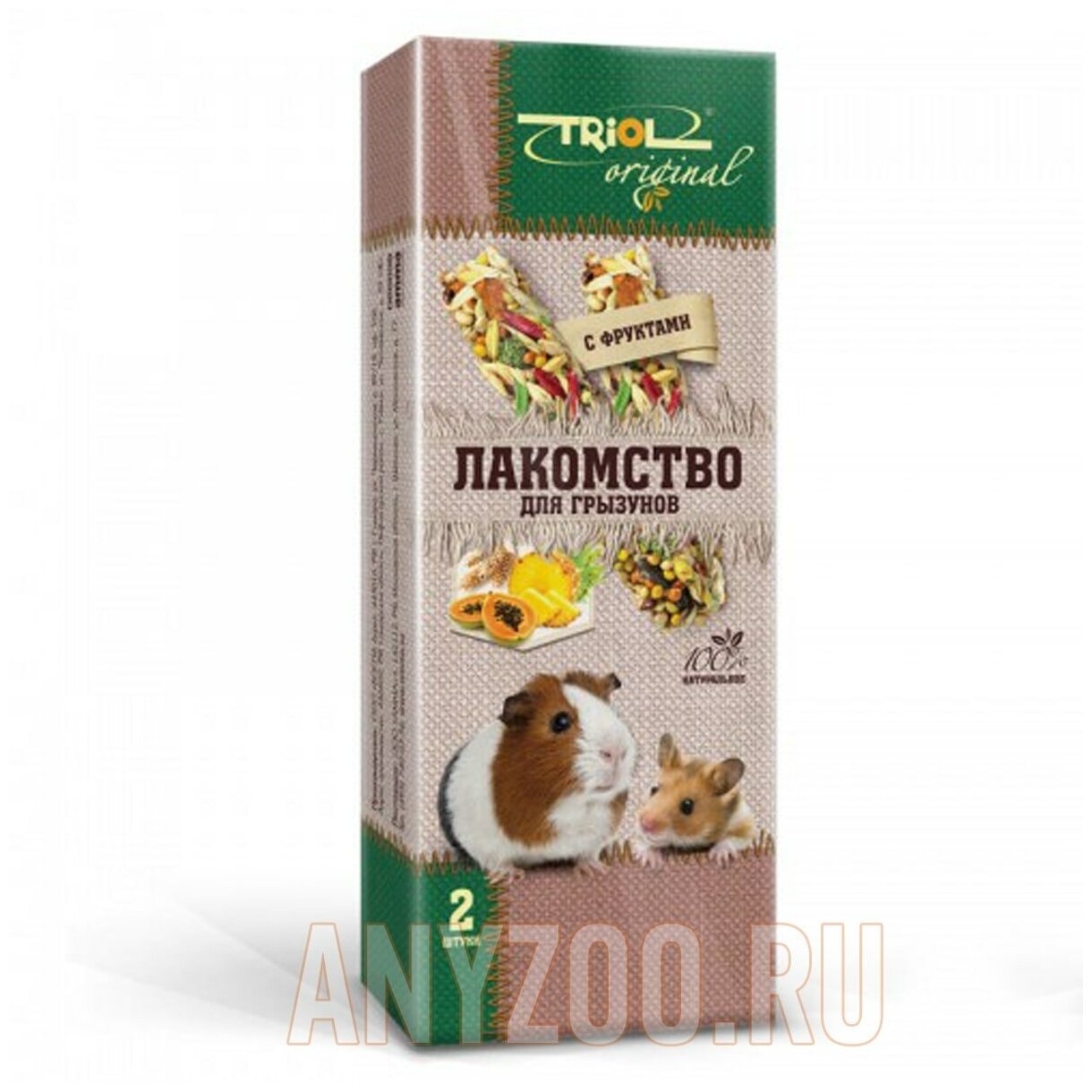 фото Лакомство для грызунов Triol Original с фруктами