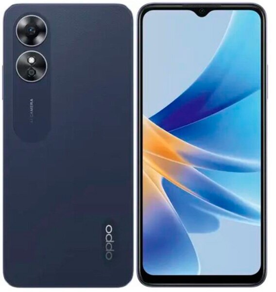 Сотовый телефон Oppo A17 4/64Gb Midnight Black