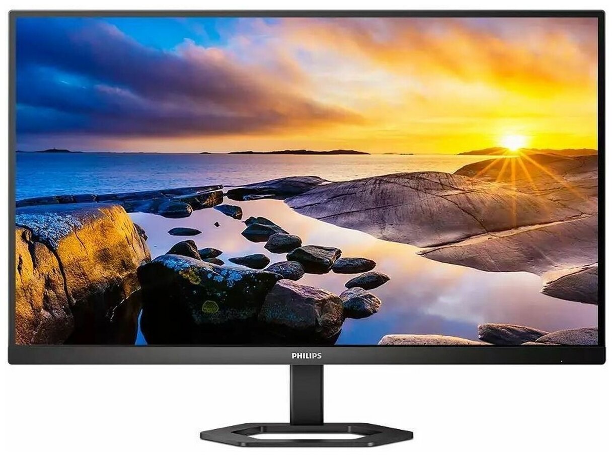 Монитор 27 PHILIPS 27E1N5300AE/00 Black с поворотом экрана (IPS 1920x1080 75Hz 1 ms 178/178 300 cd/m Mega DCR