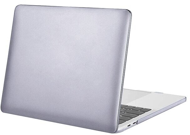 Чехол для MacBook Pro 14 2021 A2442, Nova Store, пластик, Серебристая