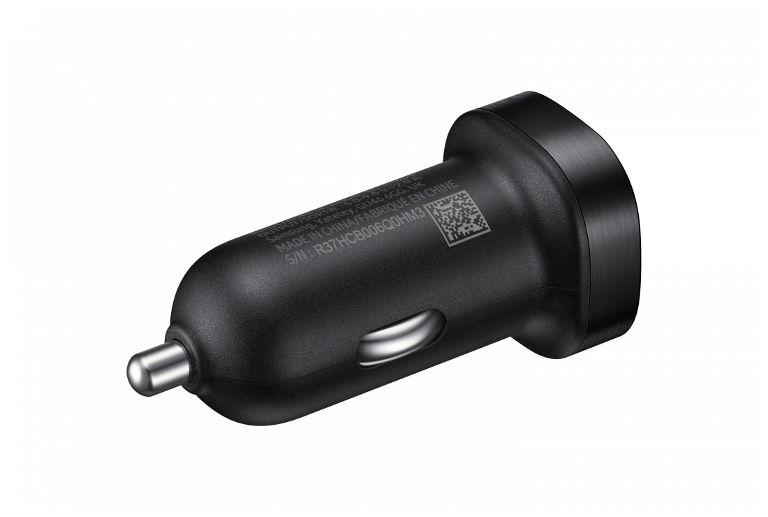 Автомобильное зарядное устройство SAMSUNG , USB, microUSB, 2A, черный - фото №2