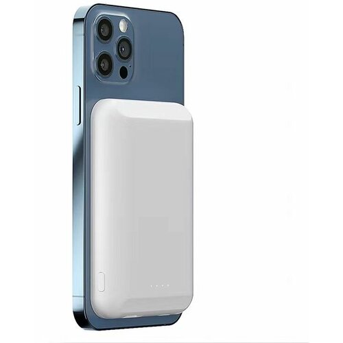 Магнитный беспроводной аккумулятор Magback 5000 мАч белый 301700₽