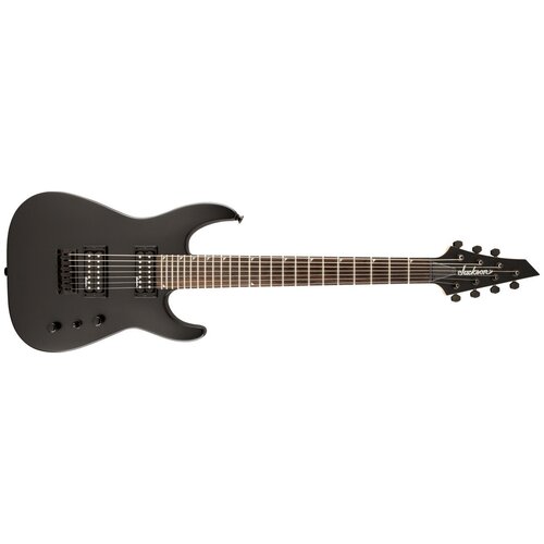 Электрогитара Jackson JS22-7 Dinky satin black jackson pro dk modern ash ht7 bk blu электрогитара цвет синяя древесина