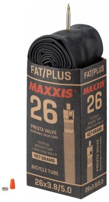 MAXXIS FAT/PLUS 26X3.0/5.0 (76/127-559) 1.0 LSV48 (B-C) камера велосипедная EIB00141300