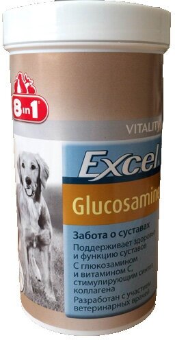 Витамины для взрослых собак 8in1 Excel Глюкозамин, 55таб - фото №11