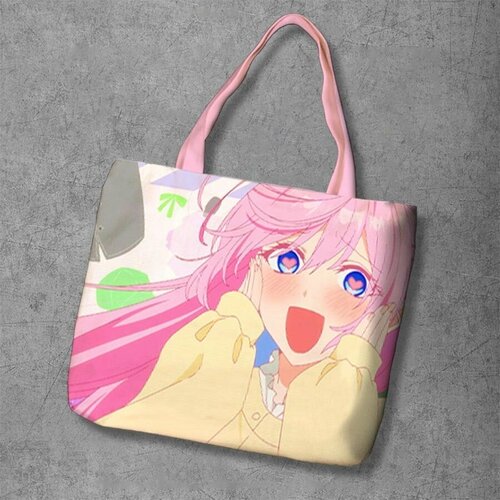 фото Сумка шоппер anime dakimakura, фактура рельефная, мультиколор