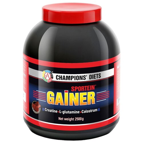 Гейнер Академия-Т Sportein Gainer, 2500 г, шоколад гейнер академия т fit gainer ваниль 2 5 кг