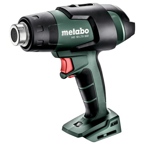 Аккумуляторный строительный фен Metabo HG 18 LTX 500 Case, без аккумулятора