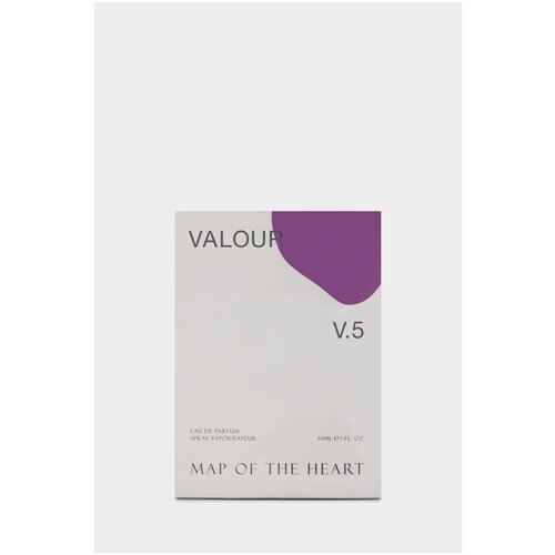 Парфюмерная вода Map of the heart valour v.5 eau de parfum 30 ml унисекс цвет бесцветный модульная система шарм дизайн мини v 30 вишня академия
