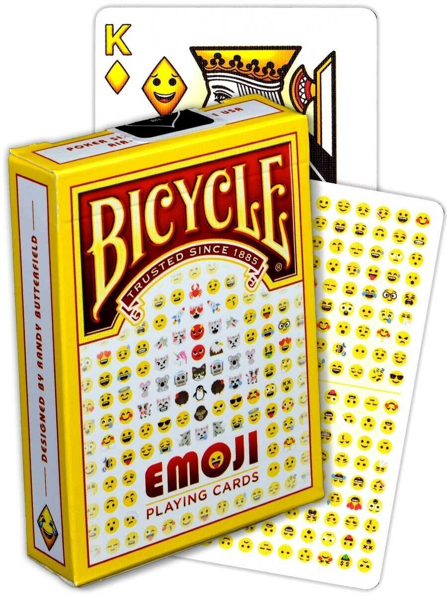 Bicycle Emoji - эмодзи, игральные карты со смайликами