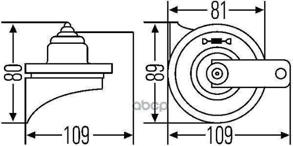 Сигнал HELLA арт. 3FH007424801