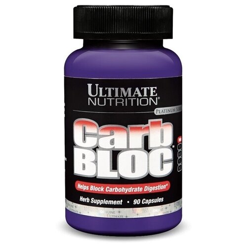 Ultimate Nutrition блокатор углеводов Carb Bloc, 90 шт., нейтральный