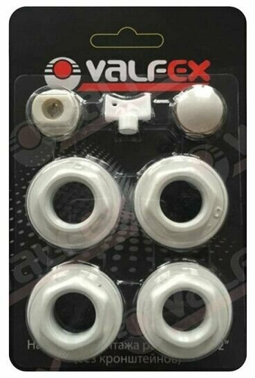 Набор для радиатора 1/2 без кронштейнов (7 предметов) - 10 шт. — фото 1