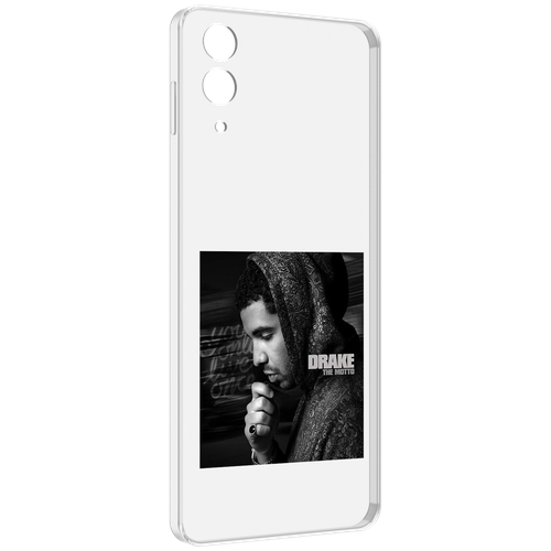 Чехол MyPads Drake - The Motto для Samsung Galaxy Z Flip 4 (SM-F721) задняя-панель-накладка-бампер