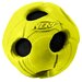 Мячик для собак Nerf с отверстиями, 9 см зелeный