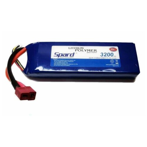 фото Аккумулятор li-po spard 3200mah, 11,1v, 25c, t‐plug