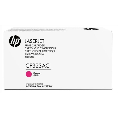 картридж для лазерных принтеров мфу hp 653a голубой clj ent m651n m651dn m651xh m680dn m680 cf321ac Картридж HP 653A CF323AC для M651n/M651dn/M651xh/M680dn/M680f 16000стр пурпурный