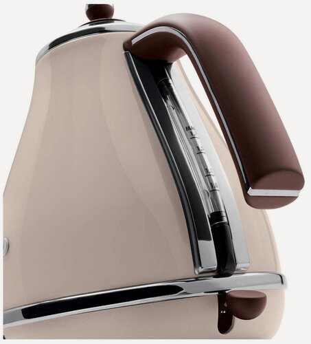 Изображение товара Электрический чайник DeLonghi KBOV2001. BG, нержавеющая сталь, 1,7л