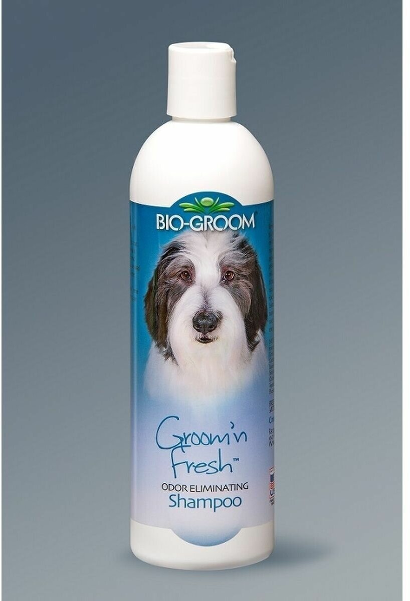 Шампунь для животных BIO-GROOM Groom'n Fresh дезодорирующий, 355 мл (концентрат 1:4)