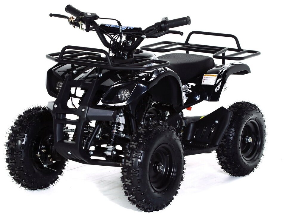 Детский бензиновый квадроцикл MOTAX ATV Mini Grizlik X-16 с электростартером, чёрный