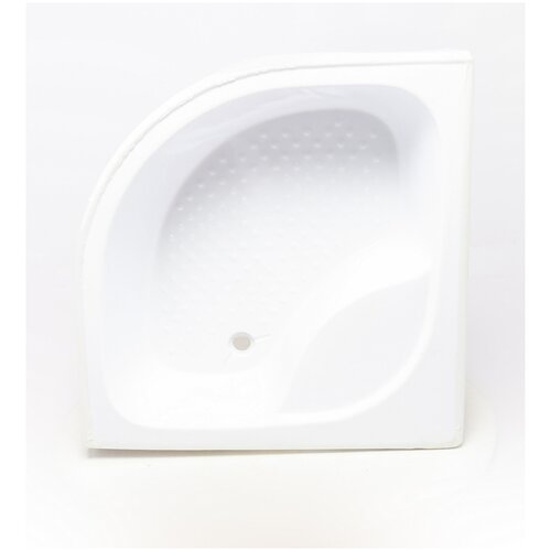 Душевой поддон акриловый Sean 100*100*45 полукруг, на каркасе с регулируемыми ножками