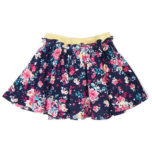 фото Юбка playtoday размер 104, черный/розовый