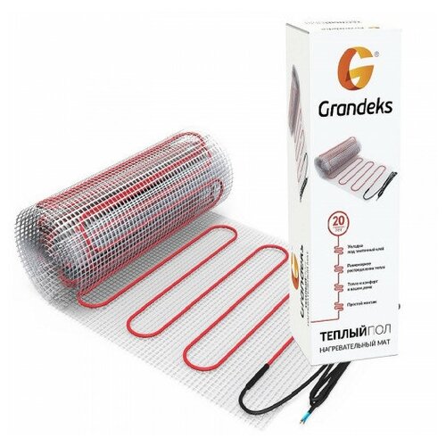 Нагревательный мат Grandeks G2-801200 150 Втм2 8 м2 1600х50 см 9974₽