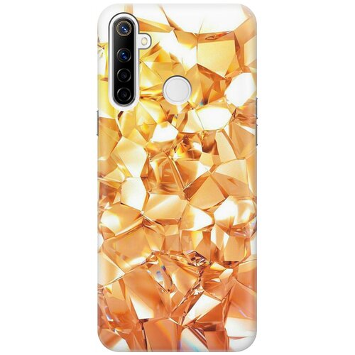 фото Re:pa накладка transparent для realme 5 / 6i / c3 с принтом "янтарные камни"