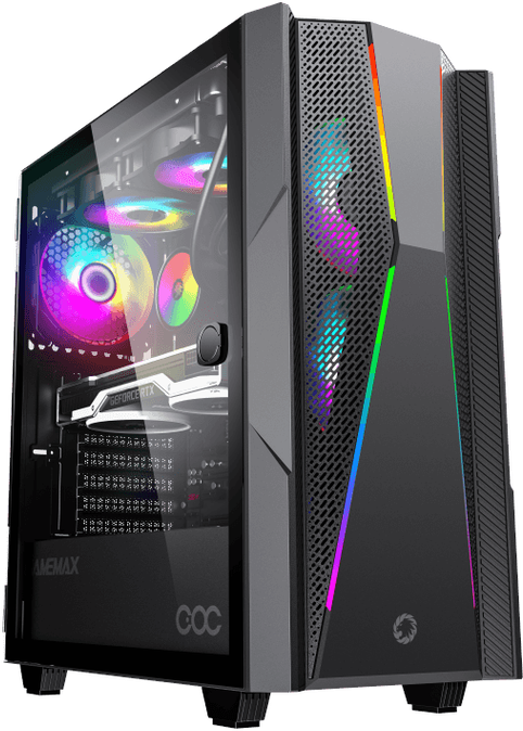 Корпус GameMax Typhoon COC (A3610) Midi-Tower, черный