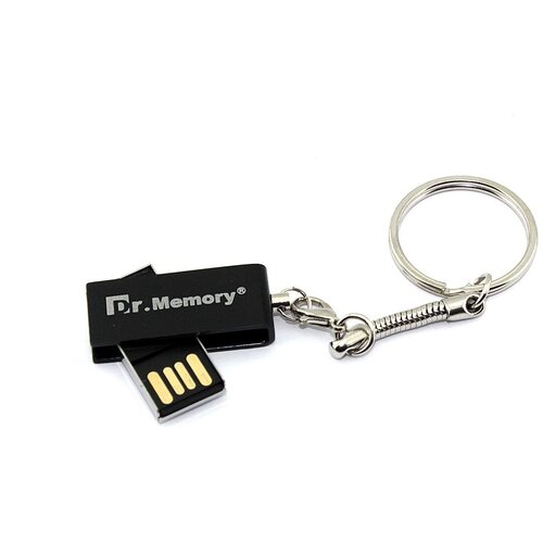 Флешка USB Dr. Memory 005 4Гб, USB 2.0, серебристый