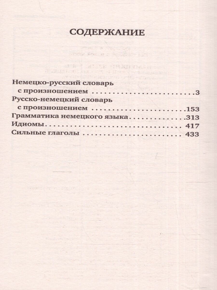 Немецкий язык 5 в 1 немецко-русский и русско-немецкий словари с произношением грамматика немецкого языка идиомы сильные глаголы - фото №4