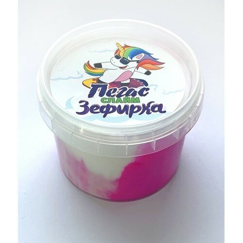 Слайм Зефирка цвет белый и ежевика 100 г 418₽