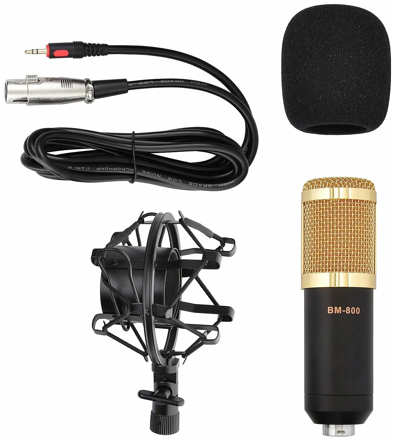 FZONE BM-800 BK микрофон студийный профессиональный
