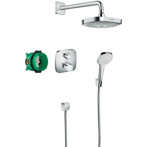 Душевой комплект Hansgrohe Croma Select E 27294000 hansgrohe croma select e 1jet 26584400 душевой гарнитур хром белый