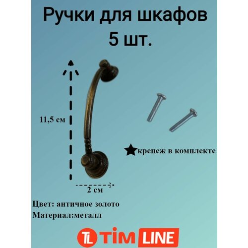 Ручки для ящиков и дверей шкафов TIMLINE