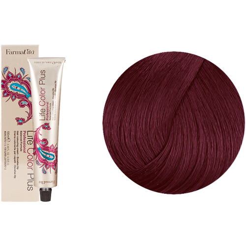 FarmaVita Life Color Plus Крем-краска для волос, 6.62 темный блондин фиолетово-красный