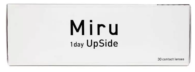 Контактные линзы Menicon Miru 1day Upside, 30 шт., R 8,4, D -1,25, прозрачный