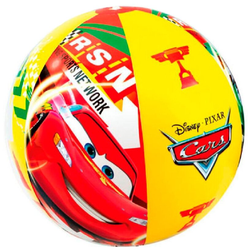Надувной мяч Intex Тачки Молния Макуин, 61 см (21184) - фото №2