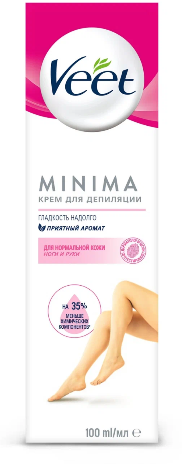 Вит / Veet - Крем для депиляции для нормальной кожи Minima ноги и руки 100 мл