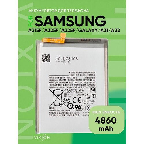 Аккумулятор для Samsung A315F A325F A225F Galaxy A31 A32 аккумулятор для samsung galaxy a31 a315f a32 4g a325f a22 a225f премиум набор для установки