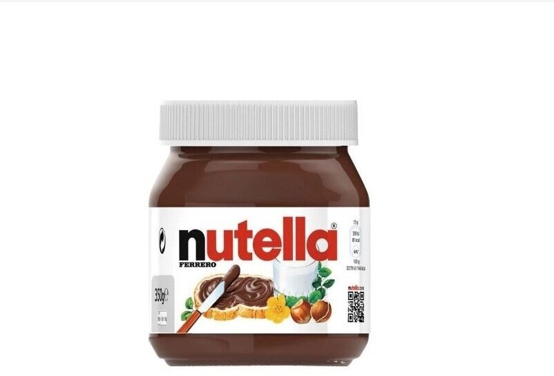 Нутелла шоколадная паста ореховая с добавлением какао Nutella, 350г по 15шт - фотография № 11