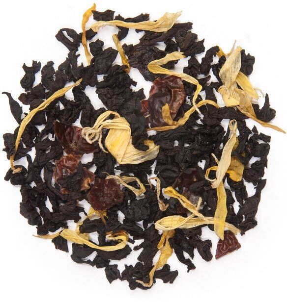 Чай чёрный JAF TEA Blackberry Forest листовой с ароматом ежевики, 100 г.