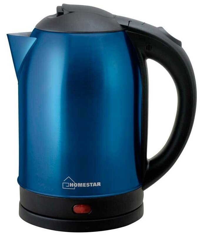 Чайник электрический Homestar HS-1009 1,8 л, сталь, синий