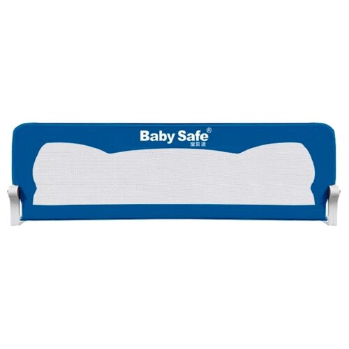 Baby Safe Барьер на кроватку Ушки 120х42 см XY-002A.CC, 120х42 см, синий